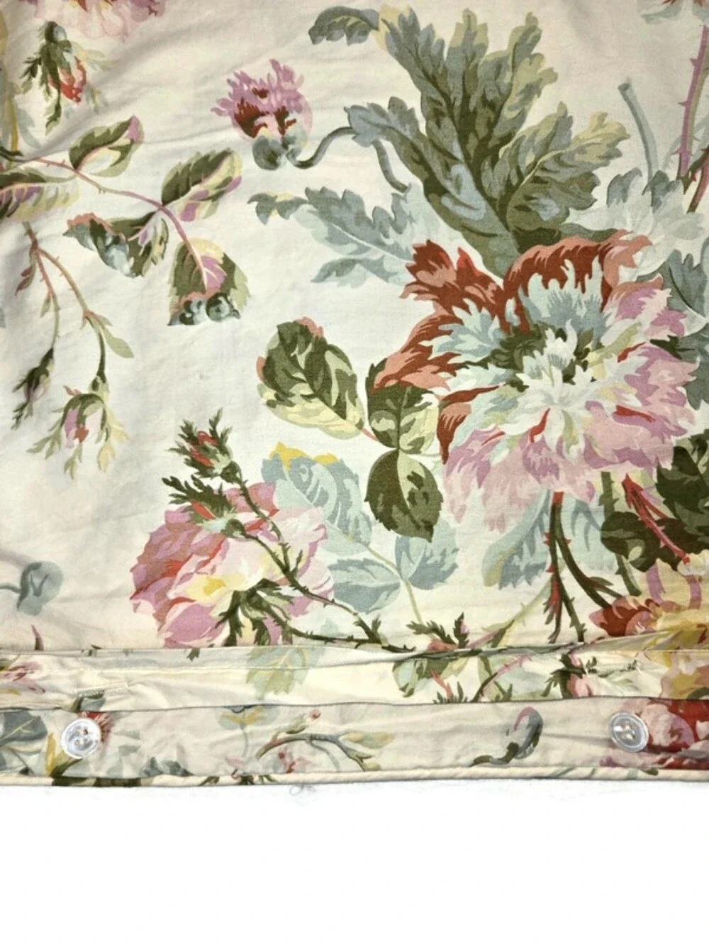 Vintage Lauren Ralph Lauren Wentworth Floral Queen Duvet Bed Skirt Pillowcase